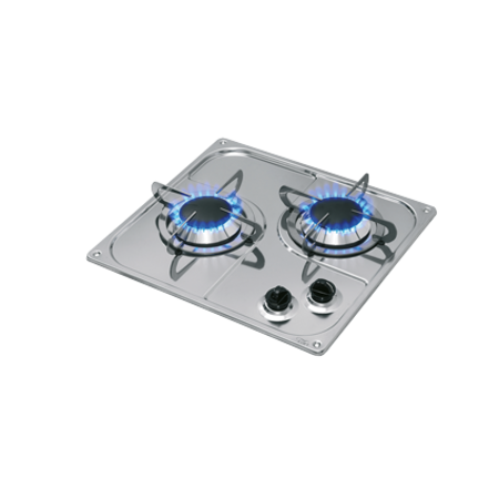 allpa Gaskomfoor RVS, 2 branders