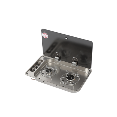 allpa Gaskomfoor met afdekplaat, branders: 2 branders