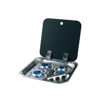 allpa Gaskomfoor met afdekplaat, 3 branders