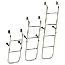 allpa RVS Zwemtrap met vaste spiegelsteun