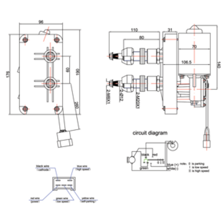 allpa Ruitenwissermotor (ZD1530C-TM) model 'Foxtrot'