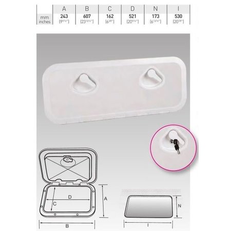 Top Line luik 243x607mm