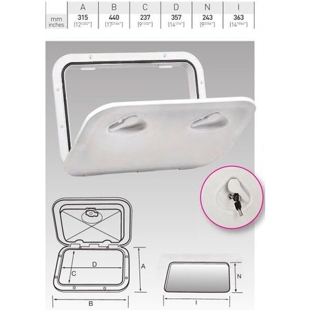 Topline luik 315 x 440 mm