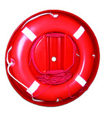 Ronde reddingsboei incl. kast en werplijn