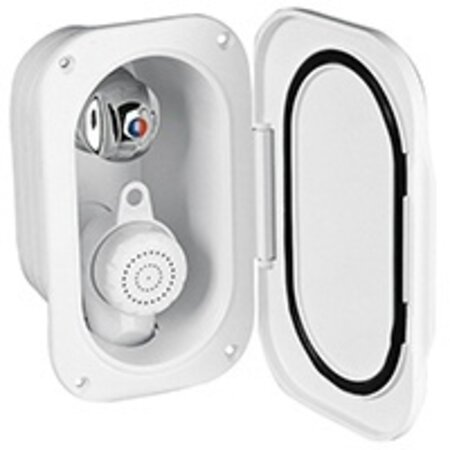 Handdouche met mengkraan incl. behuizing en slang