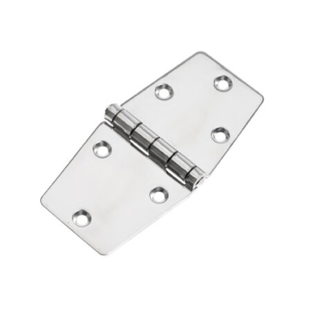 Roca staartscharnier vlak RVS 150 x 75 mm