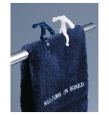 Railingknijpers in polybag 5 x wit / 5 x blauw