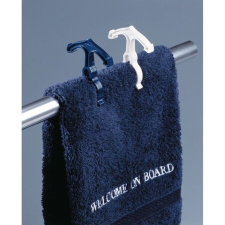 Railingknijpers in polybag 5 x wit / 5 x blauw