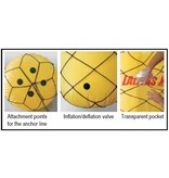 Wedstrijdbaan markeringsboei / Bolvormig