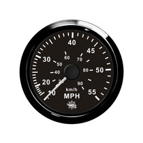 Guardian snelheidsmeter Zwart / 0-35MPH