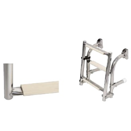 RVS Zwemtrap klapbaar