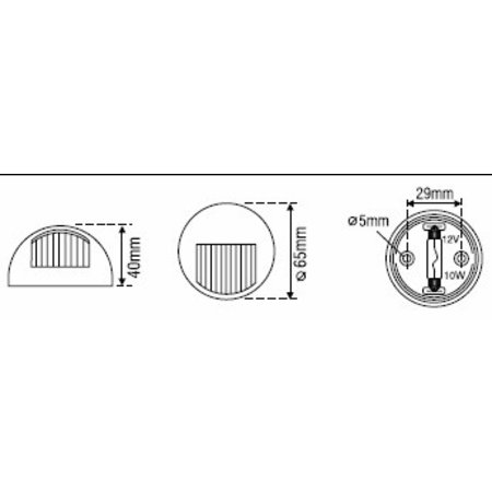 Tweekleurenlicht dek opbouw montage