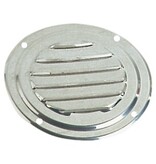Ventilatierooster rond / RVS 102mm