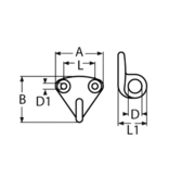 lindemann RVS Fenderoog 10 mm