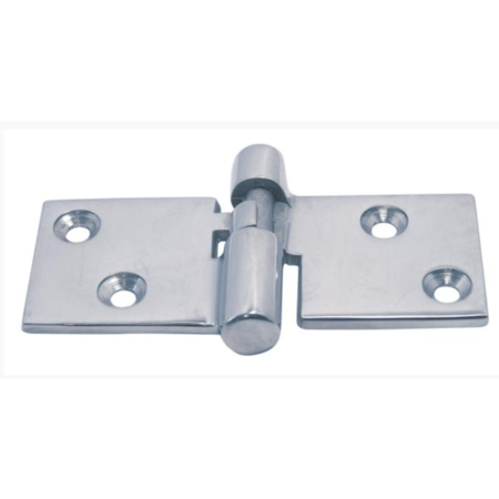 RVS scharnier motorkap 90 x 38 mm