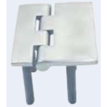 Scharnier met schroefdraad - gegoten / A4-AISI316