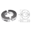 Aluminium anode voor Ø30mm-as ringvormig/dun
