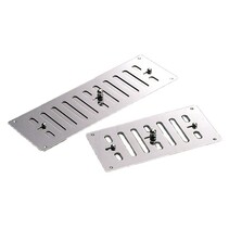 Ventilatierooster - Rechthoekig / RVS