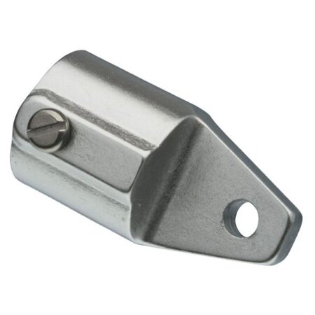 Biminitop eindstuk Aluminium