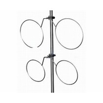 RVS Fenderhouder dubbel klapbaar