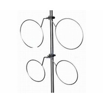 RVS Fenderhouder dubbel klapbaar