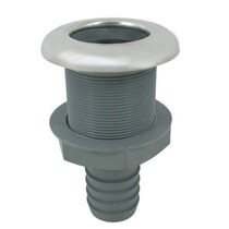 Kunststof huiddoorvoer met rvs cover 16mm