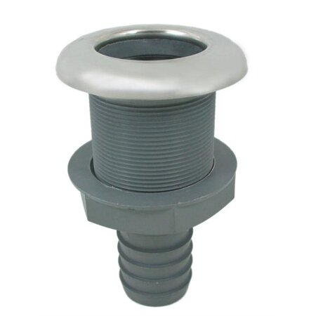 Kunststof huiddoorvoer met rvs cover 16mm