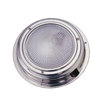 RVS Kajuitlamp met geribde lens