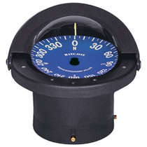 Ritchie Kompas model 'Supersport SS-2000', 12V, inbouwkompas, roos Ø114,3mm/5°, zwart