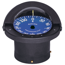 Ritchie Kompas model 'Supersport SS-2000', 12V, inbouwkompas, roos Ø114,3mm/5°, zwart