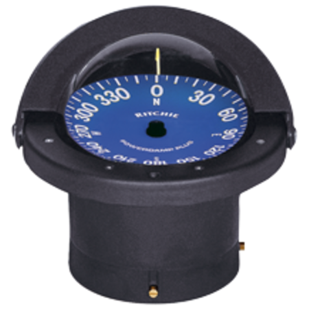 Ritchie Kompas model 'Supersport SS-2000', 12V, inbouwkompas, roos Ø114,3mm/5°, zwart