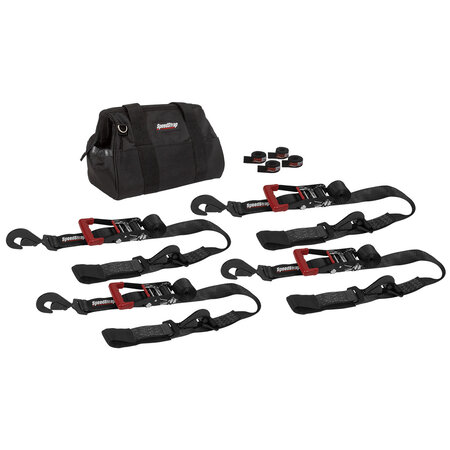 Speedstrap Heavy Duty Kit, Ratchet Tie-down, haak en lus