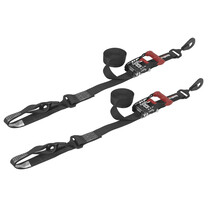 Speedstrap 38 mm Ratchet Tie-down, haak en lus, 300 cm, zwart, 2 st.