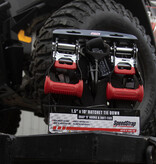 Speedstrap 38 mm Ratchet Tie-down, haak en lus, 300 cm, zwart, 2 st.