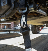 Speedstrap 50 mm Ratchet Tie-down spanband, haak en lus, 300 cm, zwart