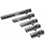 Messing schuifsluiting gepolijst