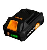 Talamex Twin Brush 18V accu borstel incl. blauwe, zwarte & grijze borstel