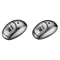 Navigatieverlichting LED rvs opbouw set (sb+bb)