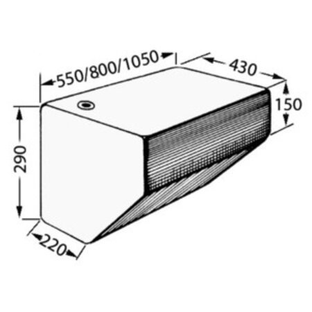 Watertank voor zeiljachten