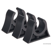 Tube clip black 25/26 mm