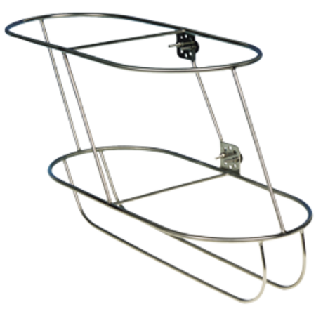 RVS Fenderhouder voor 2 fenders