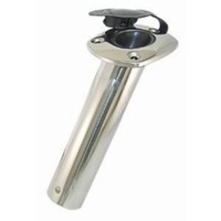 Inbouw hengelhouder 60graden met kap / RVS