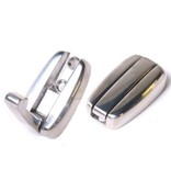 Kledinghaak inklapbaar 50 x 28 mm / RVS