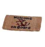 Dekmat van kokos "Welcome on Board"