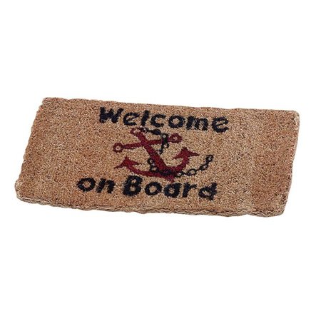 Dekmat van kokos "Welcome on Board"