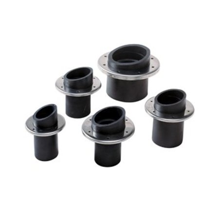 Spiegeldoorvoer voor uitlaat