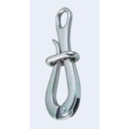 Pelikaanhaken met oog / RVS