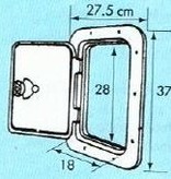 Inspectieluik luik 270 x 375 mm