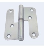 Paumelle met lagerring / RVS A2-AISI304