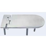 Scharnier met scroefdraad - gegoten / A4-AISI 316